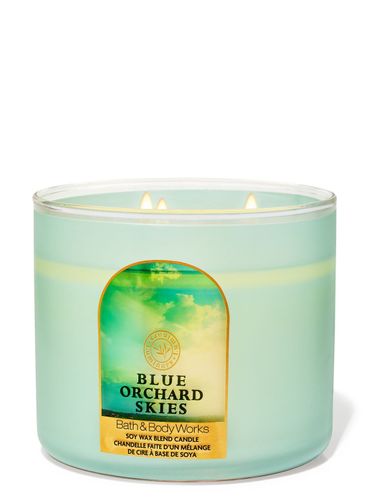 Vela-3-Mechas-Blue-Orchard-Skies
